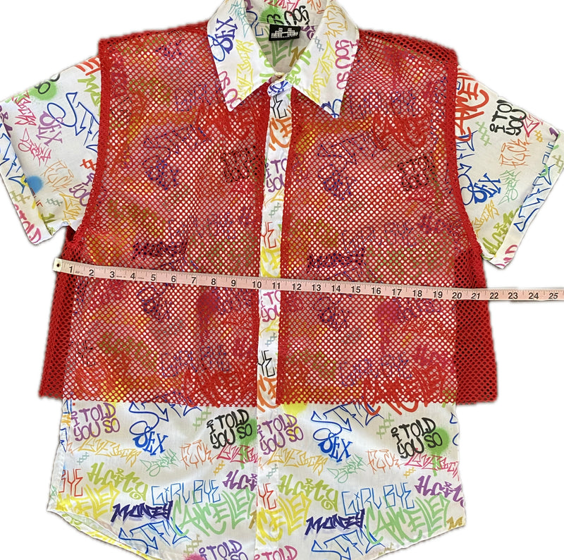 Mesh Combo shirt