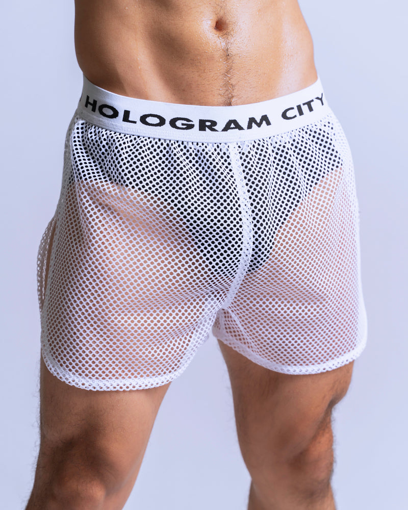 BOOM BOOM SHORTS-WHITE