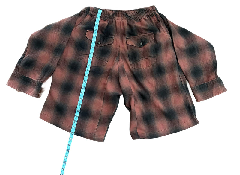 Flannel Revamp Short- Lumber