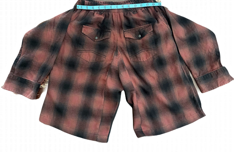 Flannel Revamp Short- Lumber