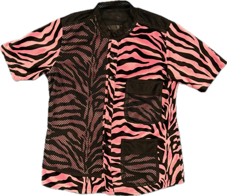 PINK ZEBRA SHIRT