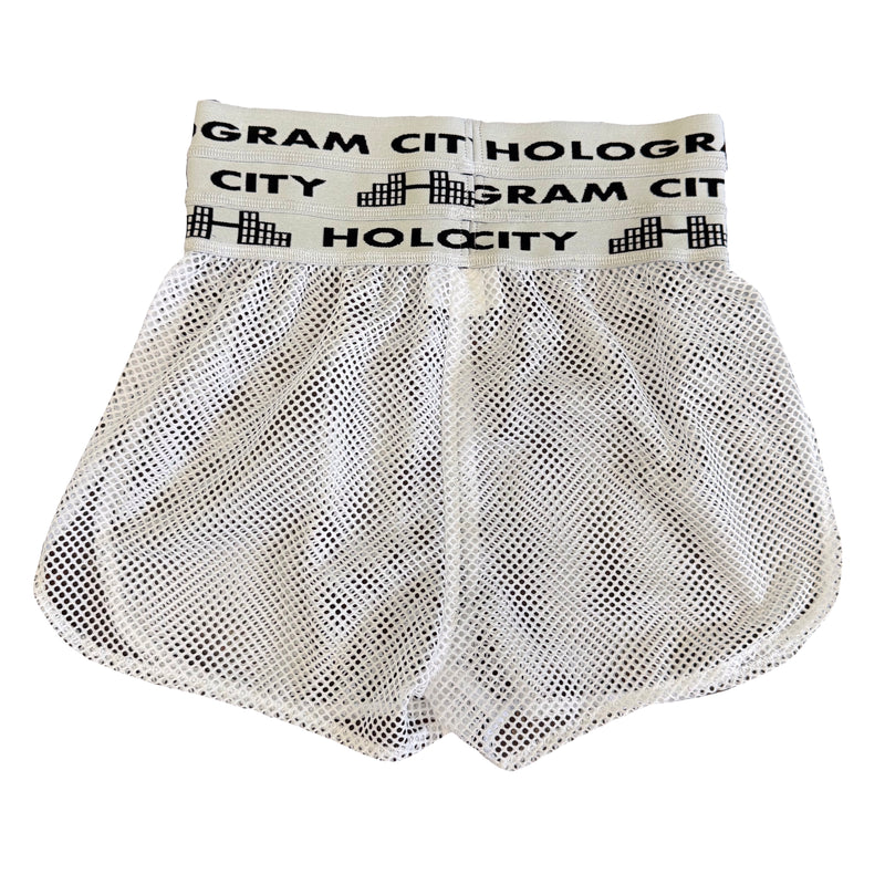 Triple Threat Shorts-White