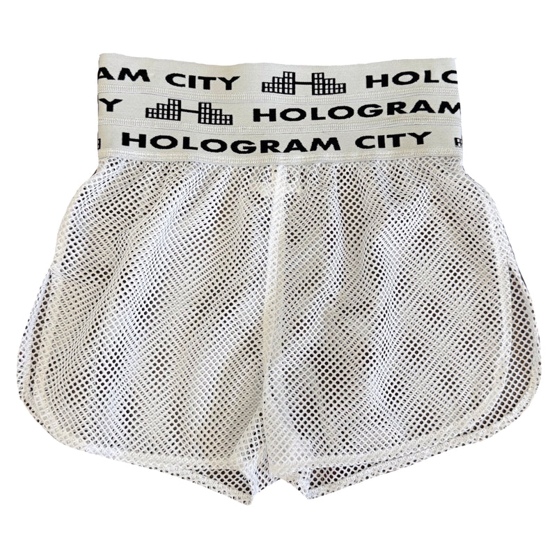 Triple Threat Shorts-White