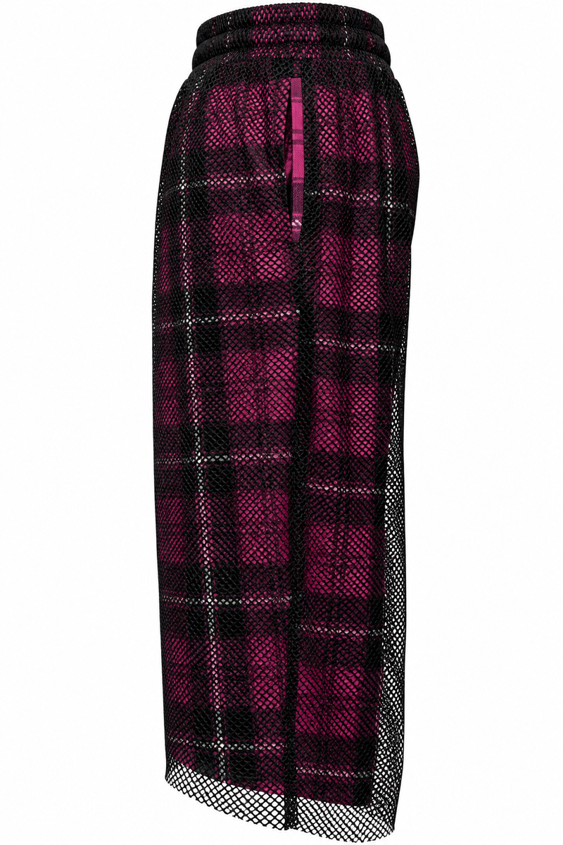 PLAID MESH COMBO