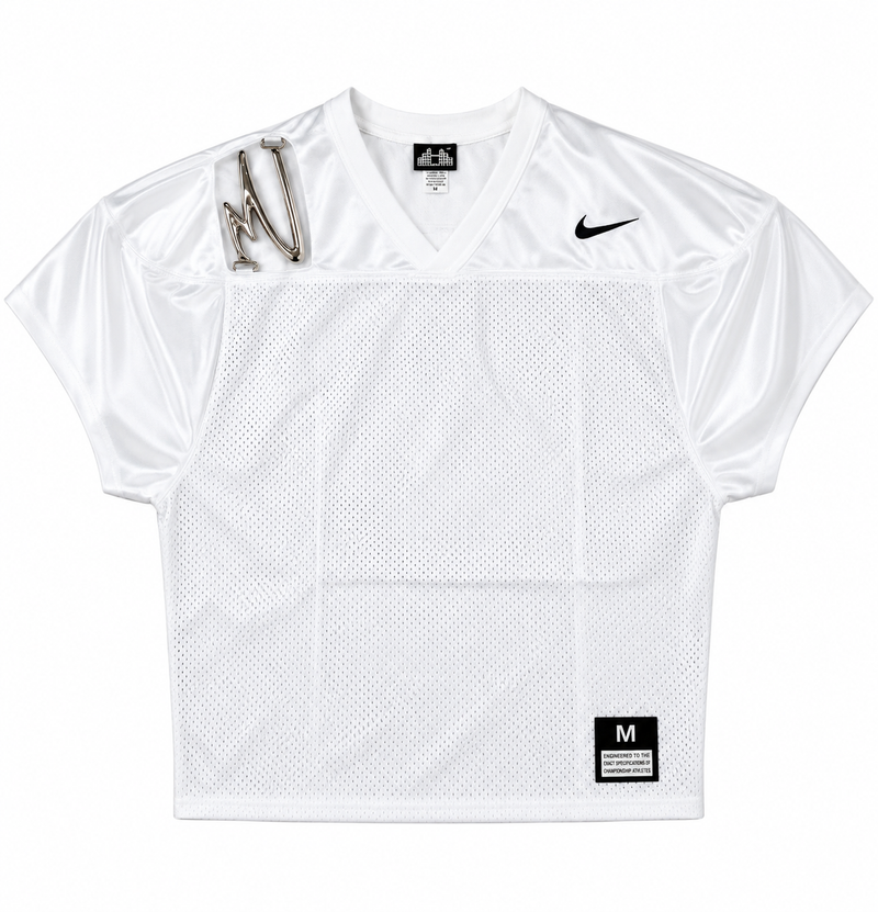 Zig Zag Jersey- White