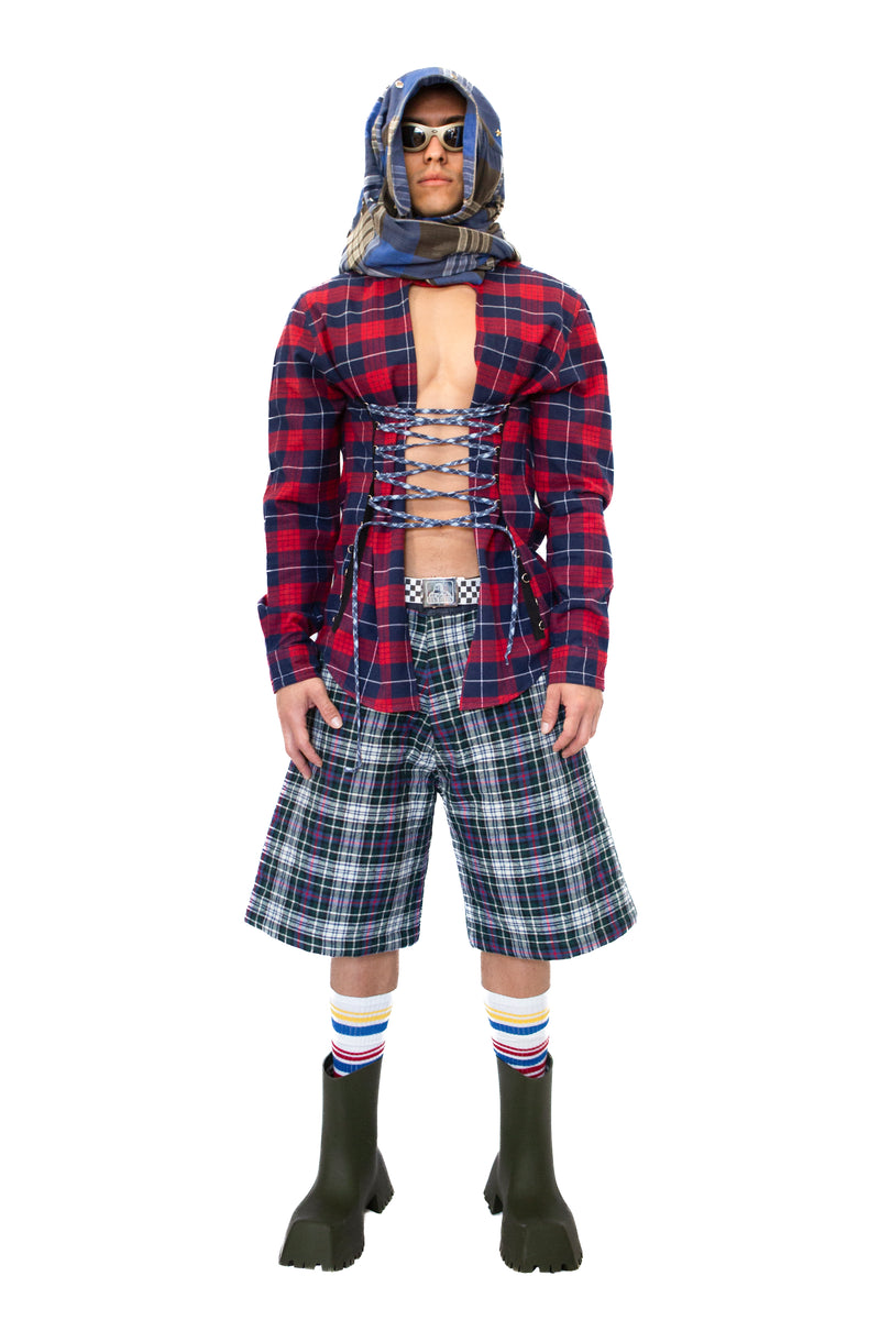 Flannel Corset- Lumber