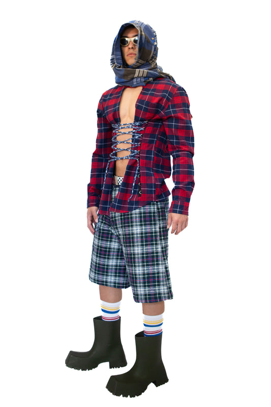 Flannel Corset- Lumber