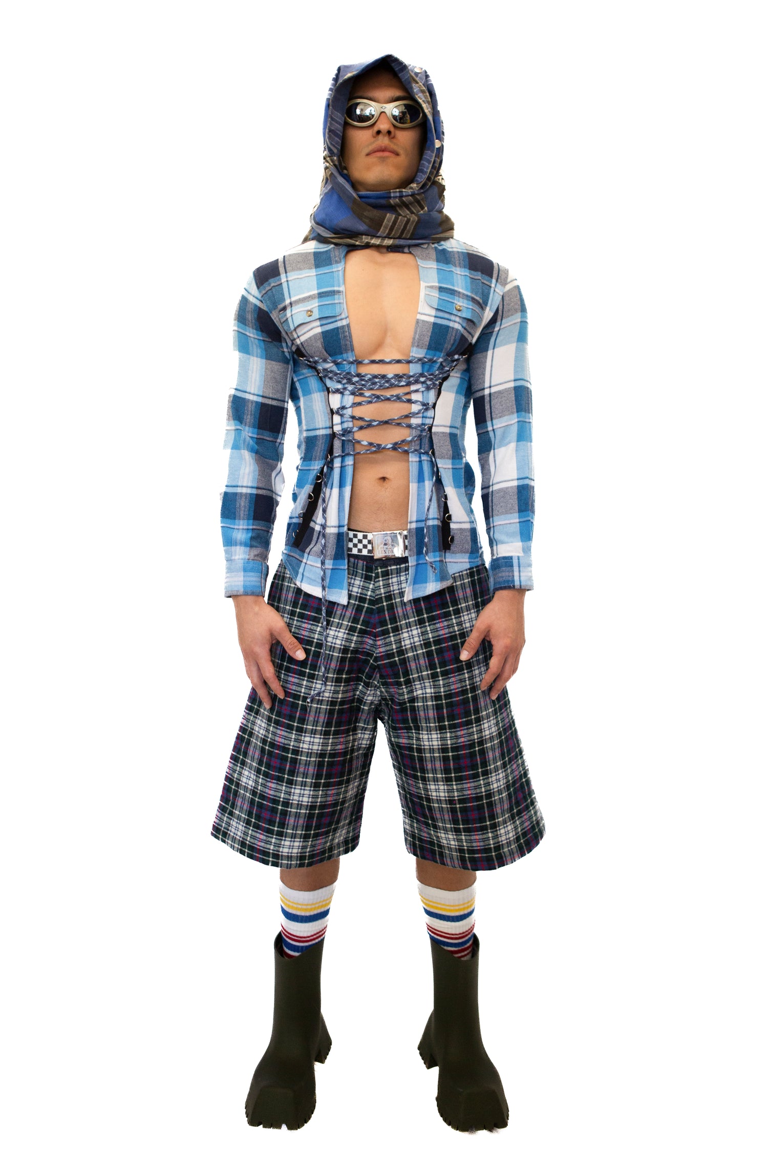 Flannel Corset- Square