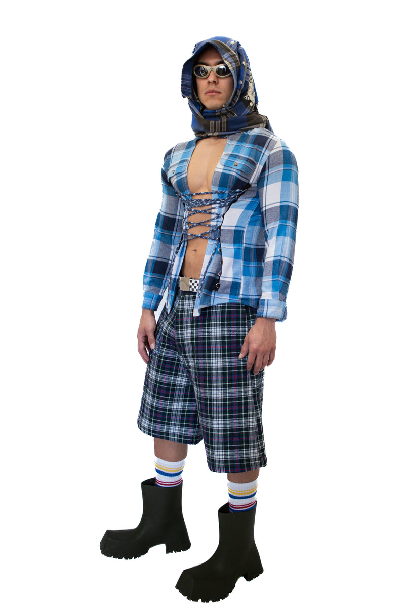 Flannel Corset- Square