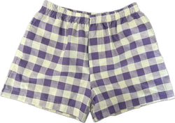 PICNIC SHORTS-PURPLE