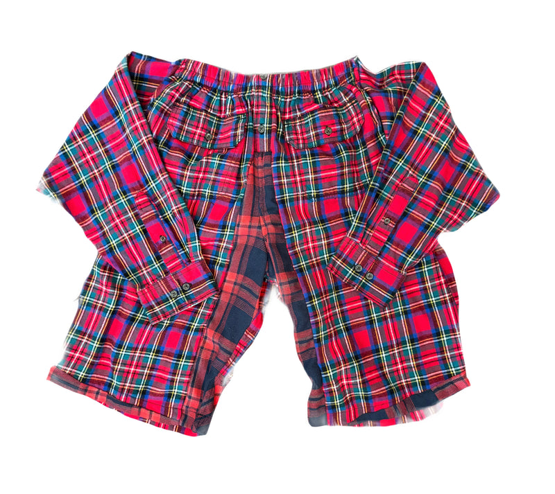 Flannel Revamp Short-Plaids