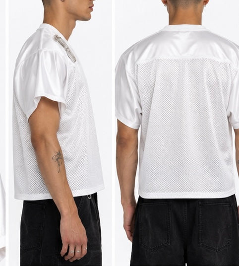 Zig Zag Jersey- White