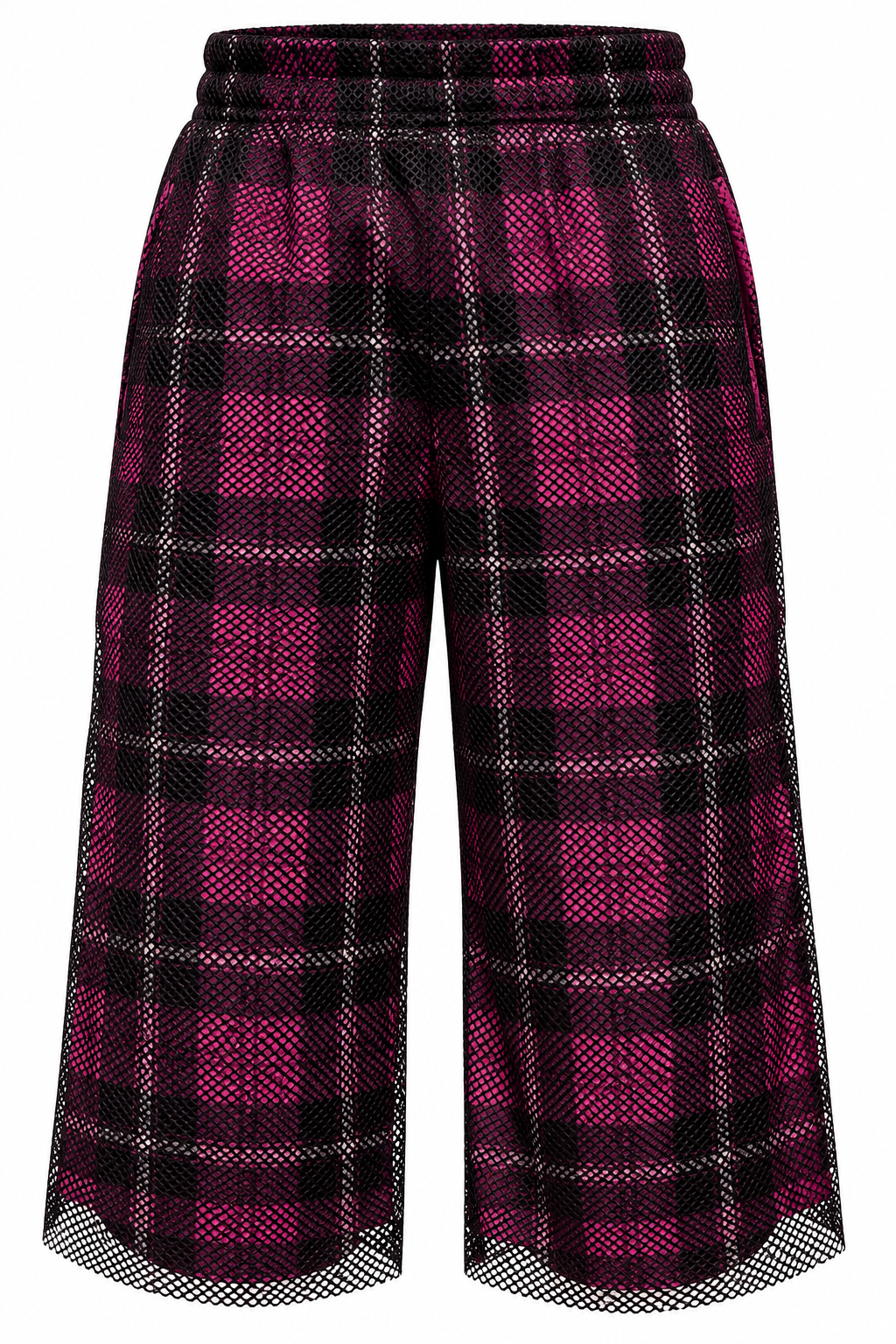 PLAID MESH COMBO
