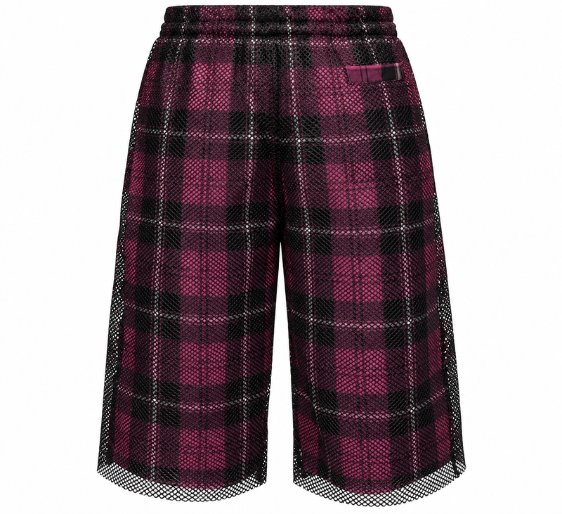 PLAID MESH COMBO