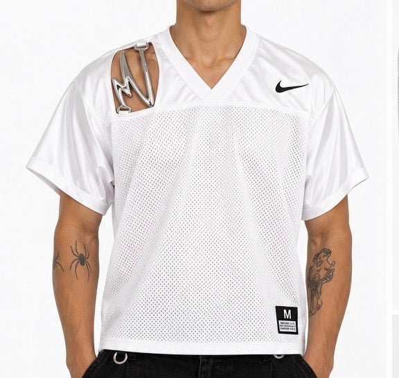 Zig Zag Jersey- White