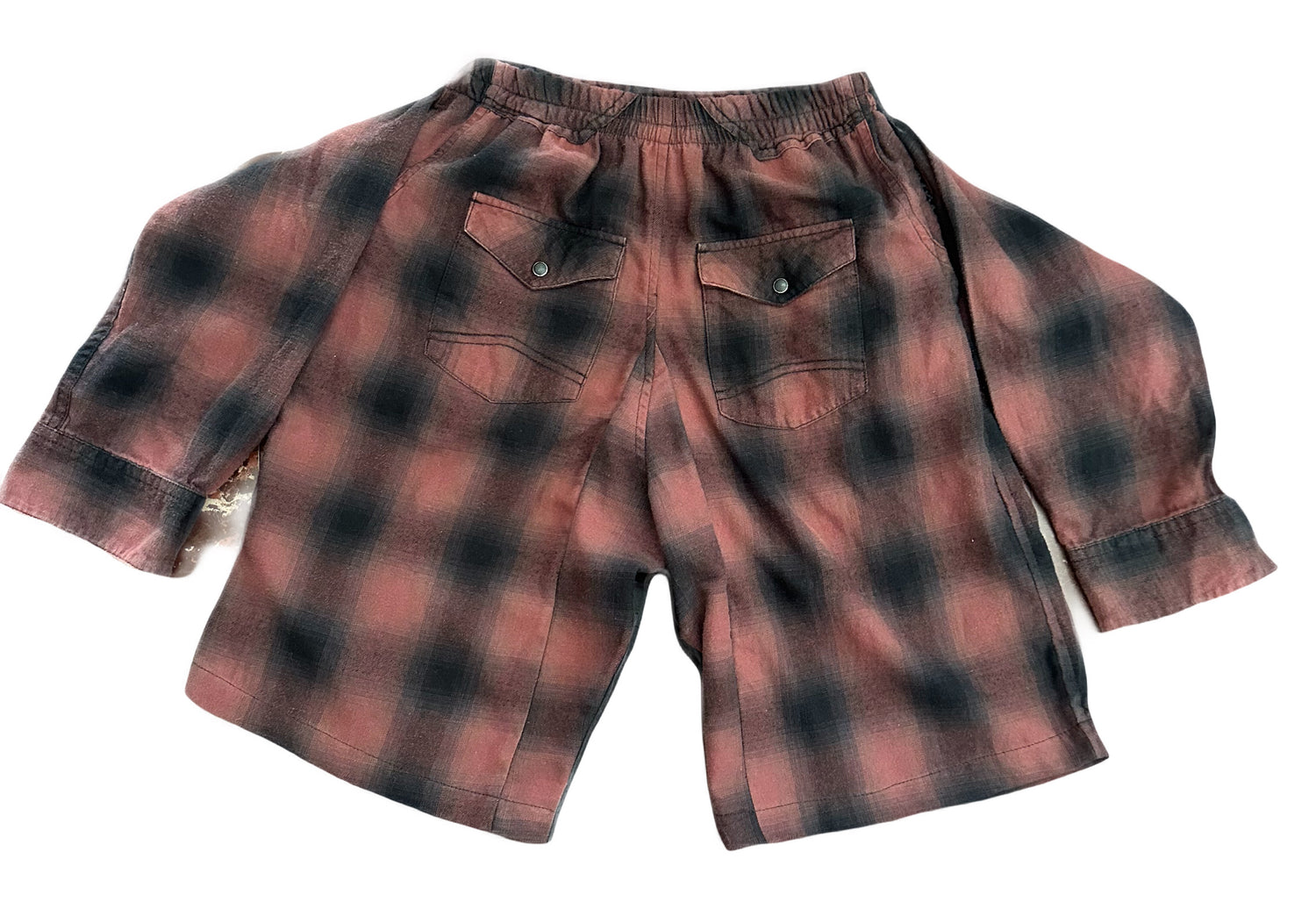 Flannel Revamp Short- Lumber