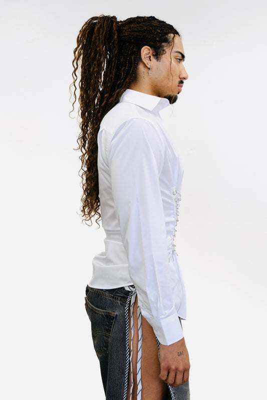 Business or Pleasure Shirt- White