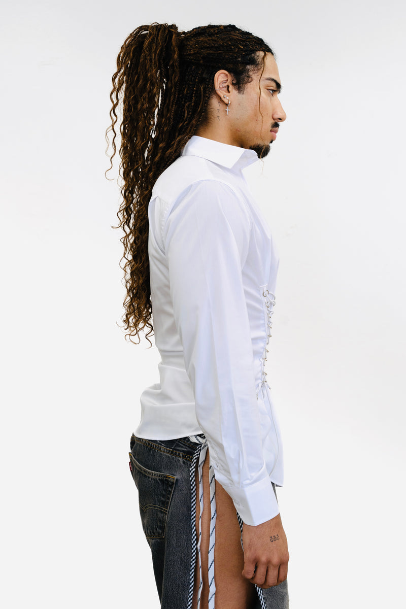 Business or Pleasure Shirt- White