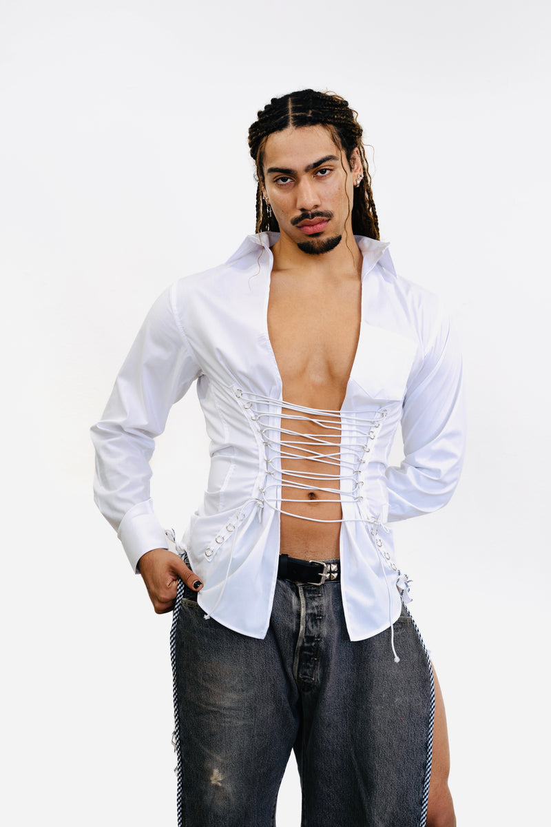 Business or Pleasure Shirt- White