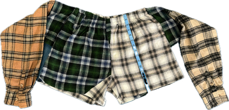 Flannel Revamp Short- Mixed