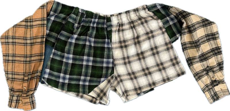 Flannel Revamp Short- Mixed