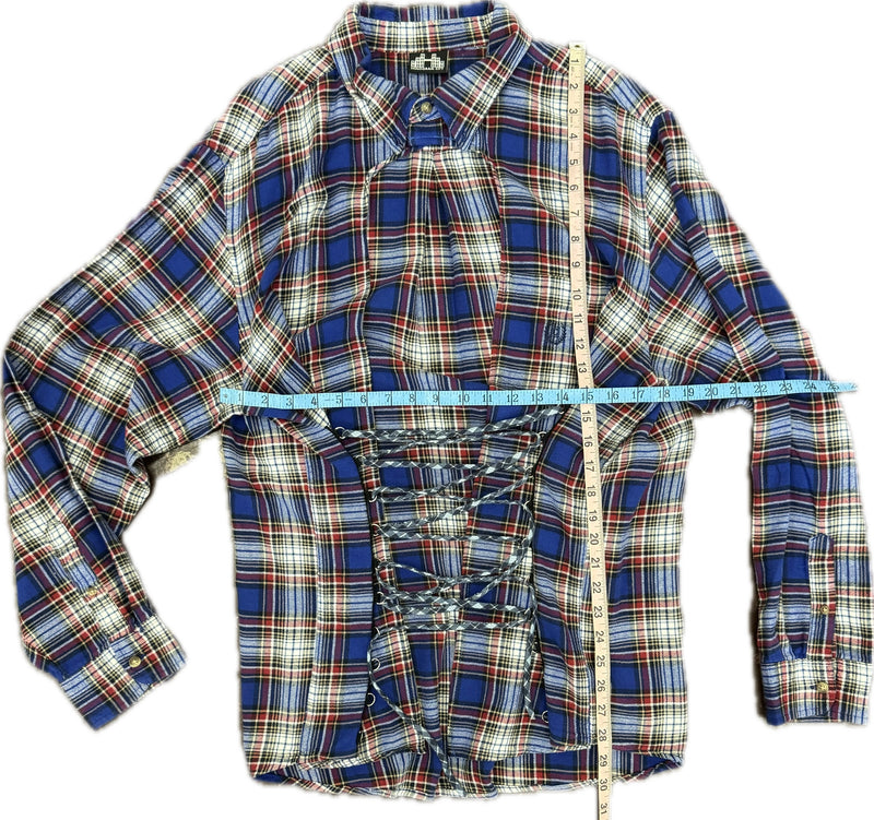 Flannel Corset-Grunge