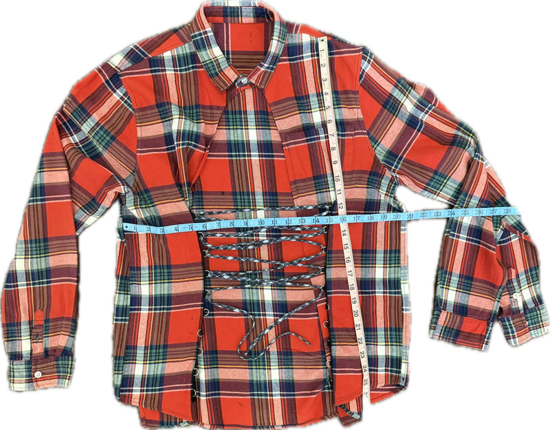Flannel Corset- Rojo
