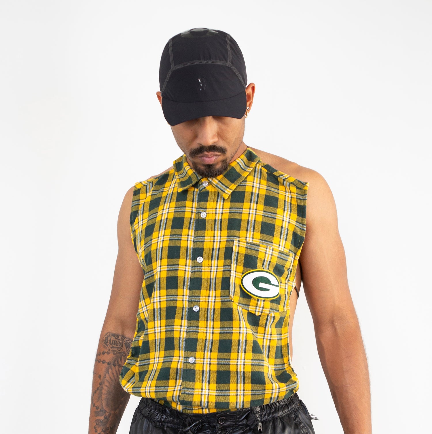 BackLess- Flannel Green B