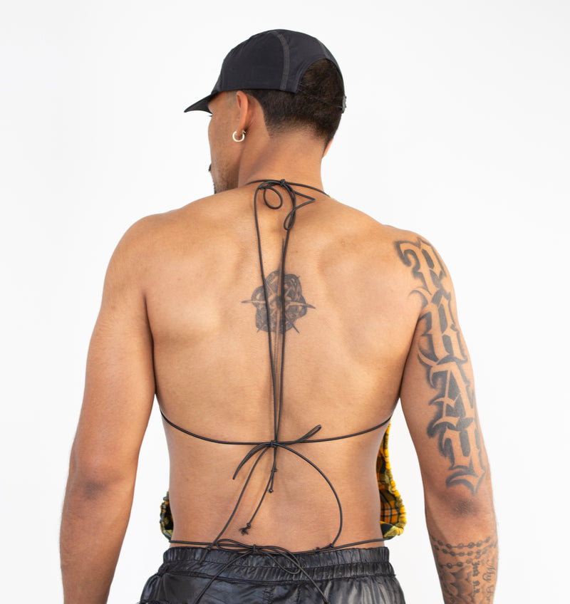 BackLess- Flannel Green B