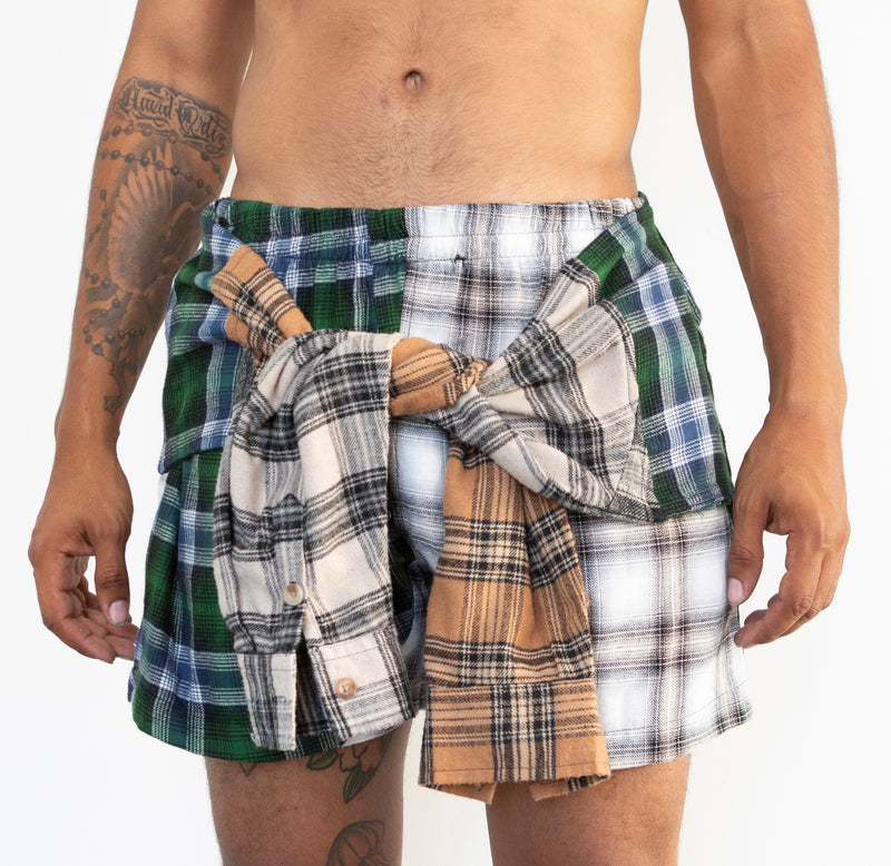 Flannel Revamp Short- Mixed
