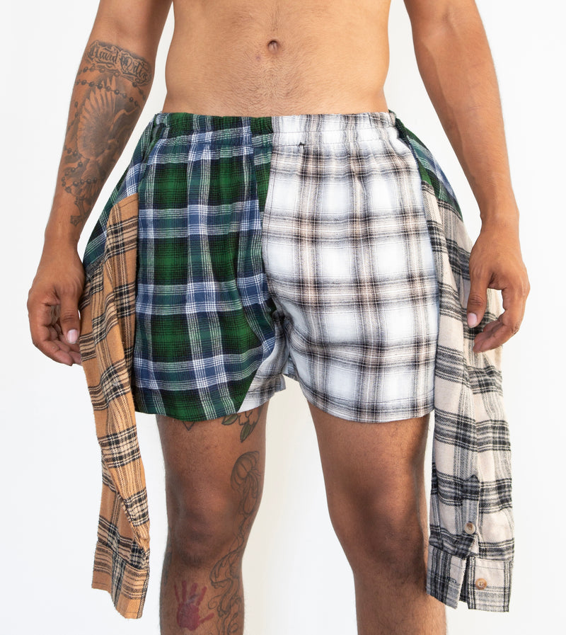 Flannel Revamp Short- Mixed