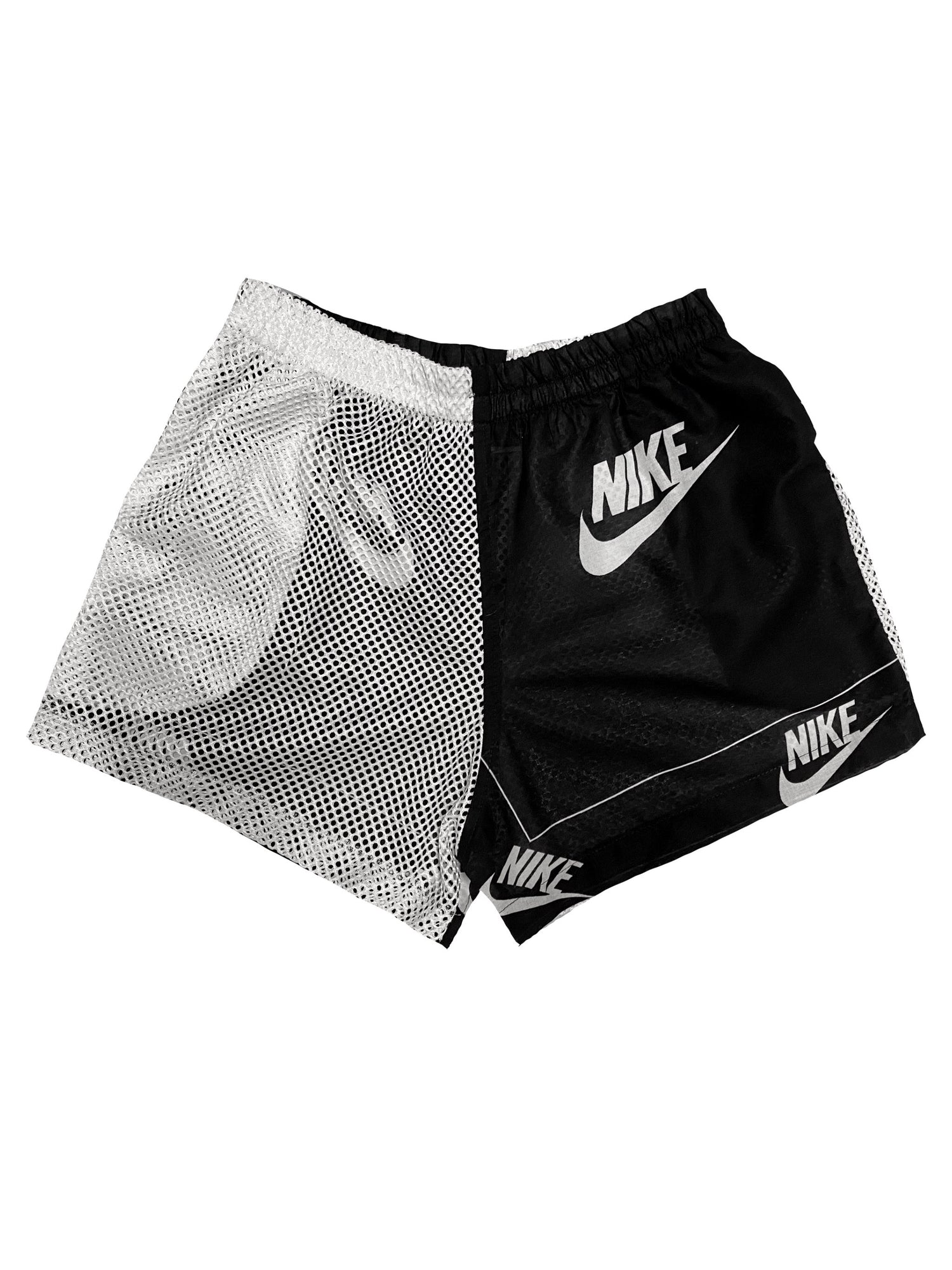 9IKE SHORTS-WHITE MESH