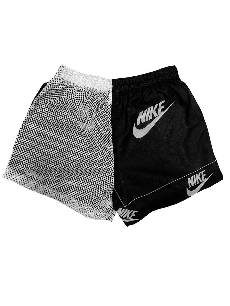 9IKE SHORTS-WHITE MESH