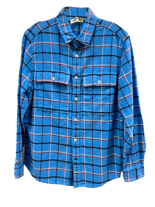 OPULENT FLANNEL- BLUE S